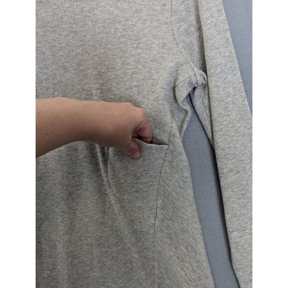 Sundance Dress Womens Size M Gray Thea Thermal Lagenlook Asymmetrical Casual - Picture 3 of 12